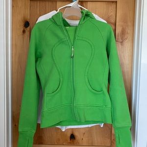 Lululemon zip up. Lime green.